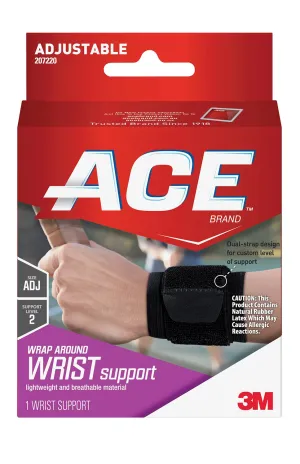 3M™ Ace™ Low-Profile Left- or Right-Hand Wrist Support with Wraparound Cotton, 1 Box of 12