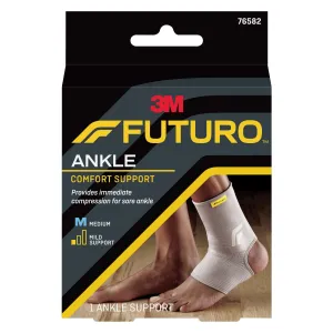 3M™ Futuro™ Comfort Lift™ Sleeve Ankle Support, Medium, 1 Box of 3