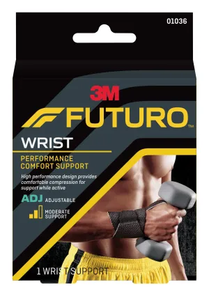 3M™ Futuro™ Performance Comfort Wrist Support, One Size Fits Most, 1 Case of 12