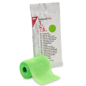 3M™ Scotchcast™ Plus Bright Green Cast Tape, 3 Inch x 4 Yard, 1 Case of 10