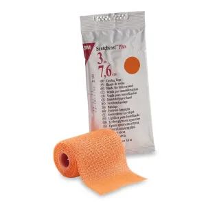 3M™ Scotchcast™ Plus Bright Orange Cast Tape, 3 Inch x 4 Yard, 1 Box of 10