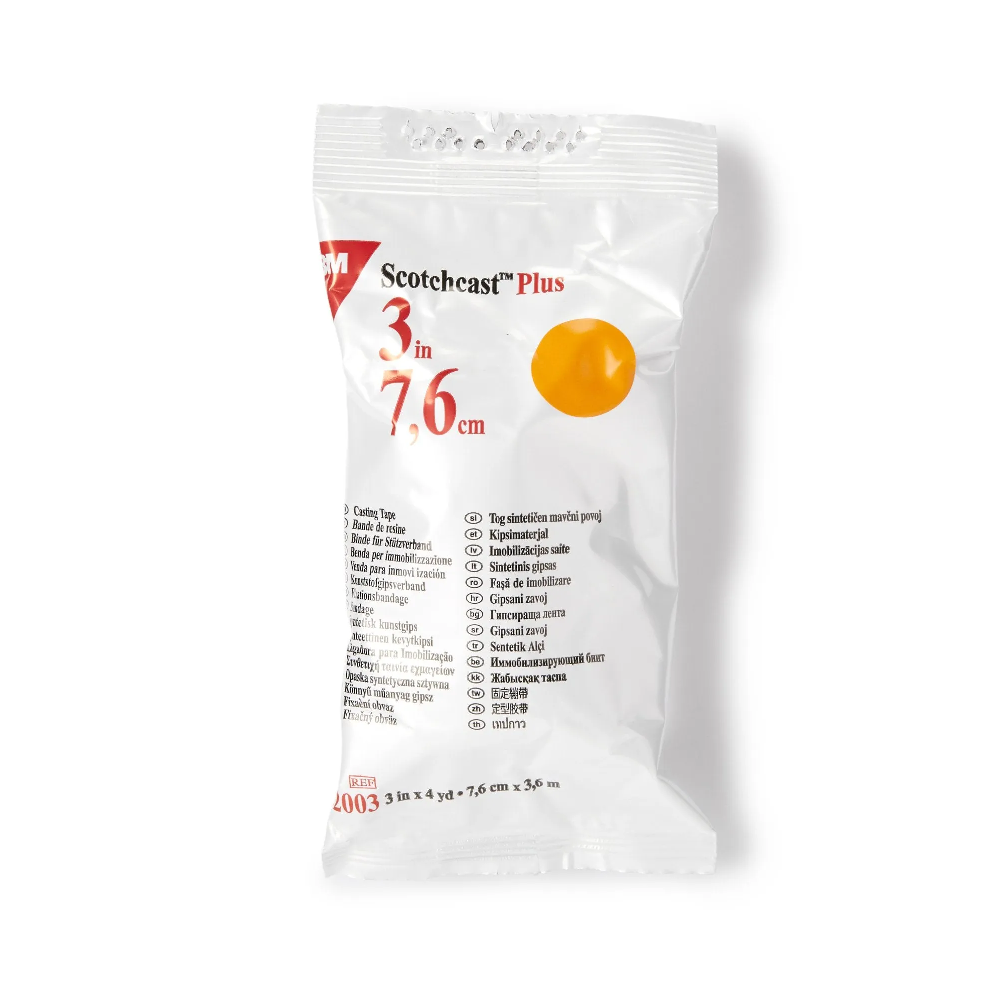 3M™ Scotchcast™ Plus Bright Orange Cast Tape, 3 Inch x 4 Yard, 1 Box of 10
