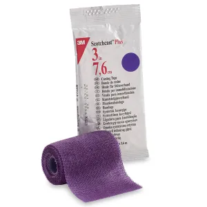 3M™ Scotchcast™ Plus Purple Cast Tape, 3 Inch x 4 Yard, 1 Box of 10