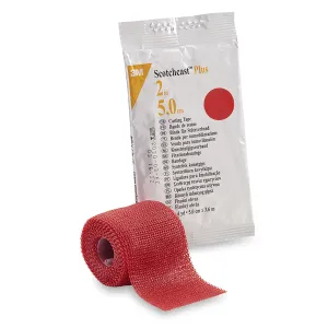 3M™ Scotchcast™ Plus Red Cast Tape, 2 Inch x 4 Yard, 1 Box of 10