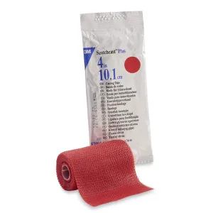 3M™ Scotchcast™ Plus Red Cast Tape, 4 Inch x 4 Yard, 1 Case of 10