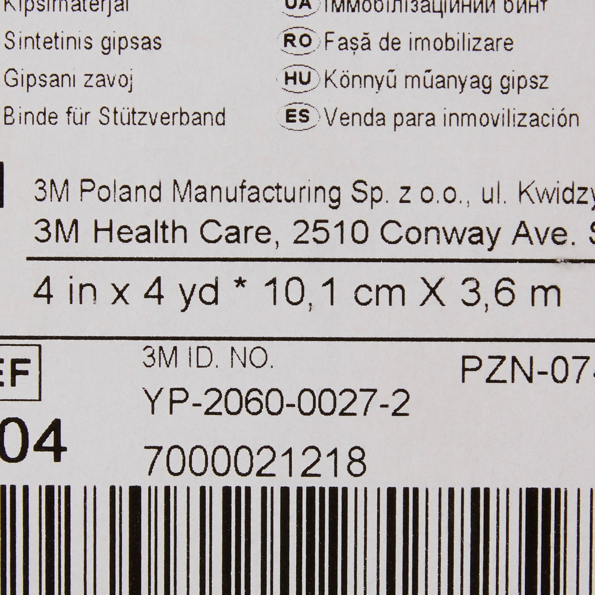 3M™ Scotchcast™ Plus White Cast Tape, 4 Inch x 4 Yard, 1 Roll