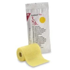 3M™ Scotchcast™ Plus Yellow Cast Tape, 3 Inch x 4 Yard, 1 Each