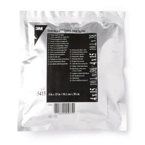 3M™ Scotchcast™ Quick Step Double Sided Felt Padded Splint, 4 x 15 Inch, 1 Case of 10