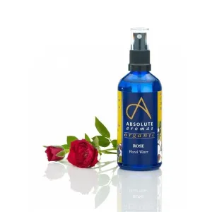Absolute Aromas Organic Rose Floral Water, 100ml