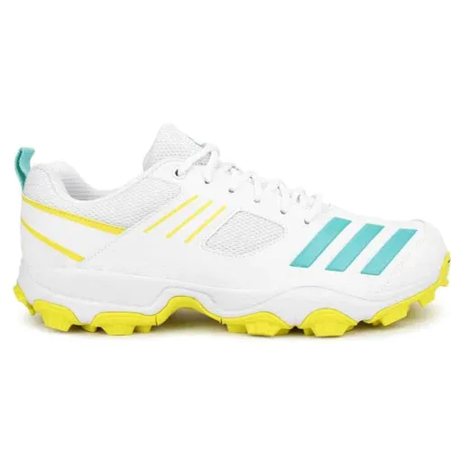 Adidas Crihase Yellow/ Turqoise Cricket Shoes