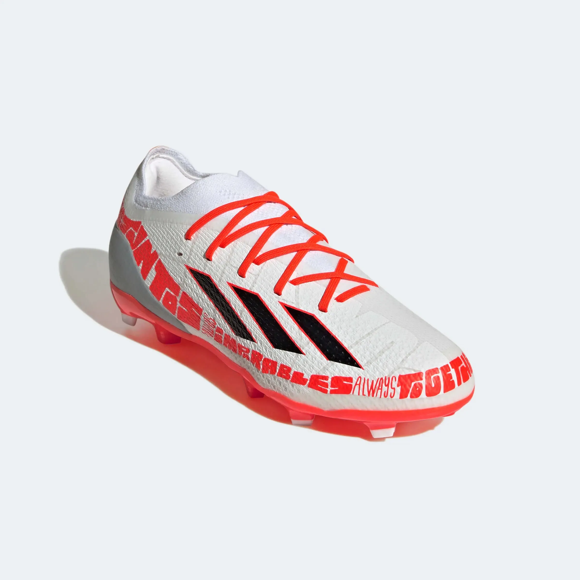 adidas JR X SpeedPortal Messi .1 FG - White-Black-Solar Red