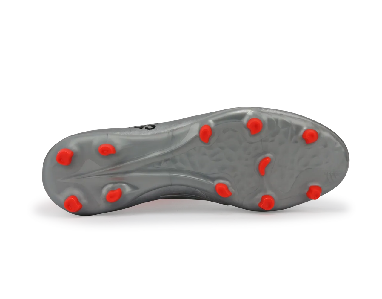 adidas Men's X 16.2 FG Silver Metallic/Black/Solar Red