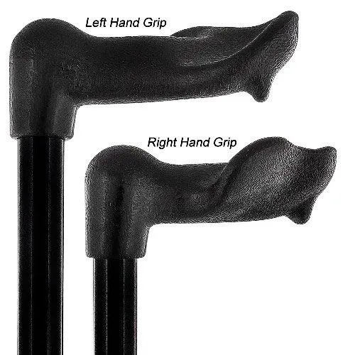 Adjustable Comfort Palm Grip Cane: Sleek Aluminum Shaft