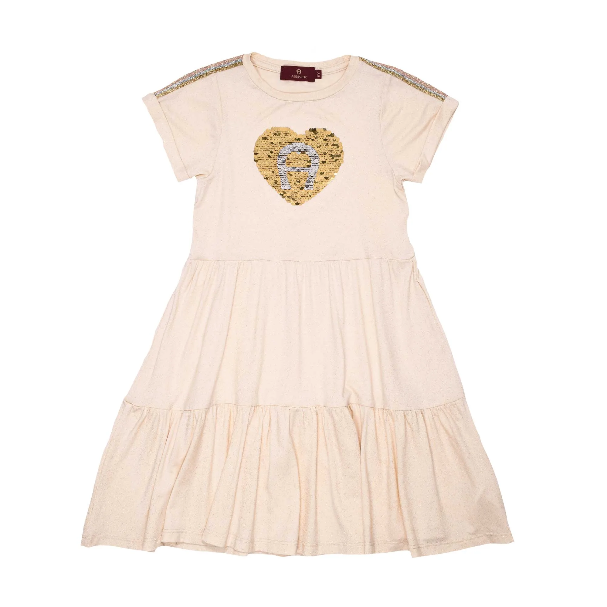 Aigner Kids Girl's White Swan Dress
