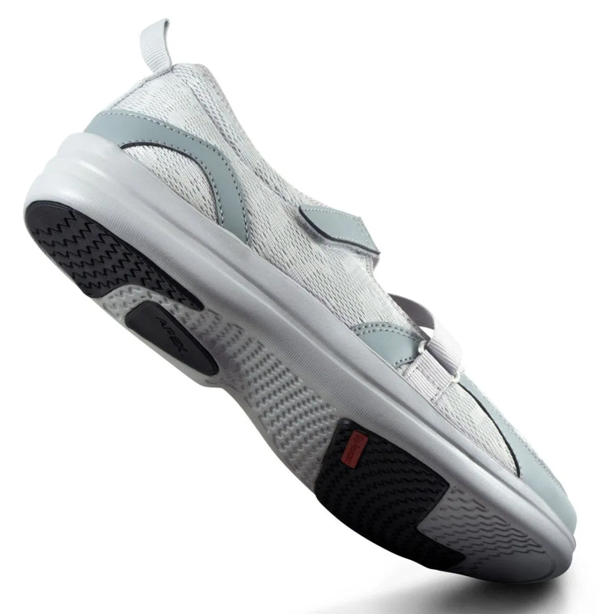 Apex A601w Orthopedic Mesh Mary Jane Women's Casual Shoe In Grey