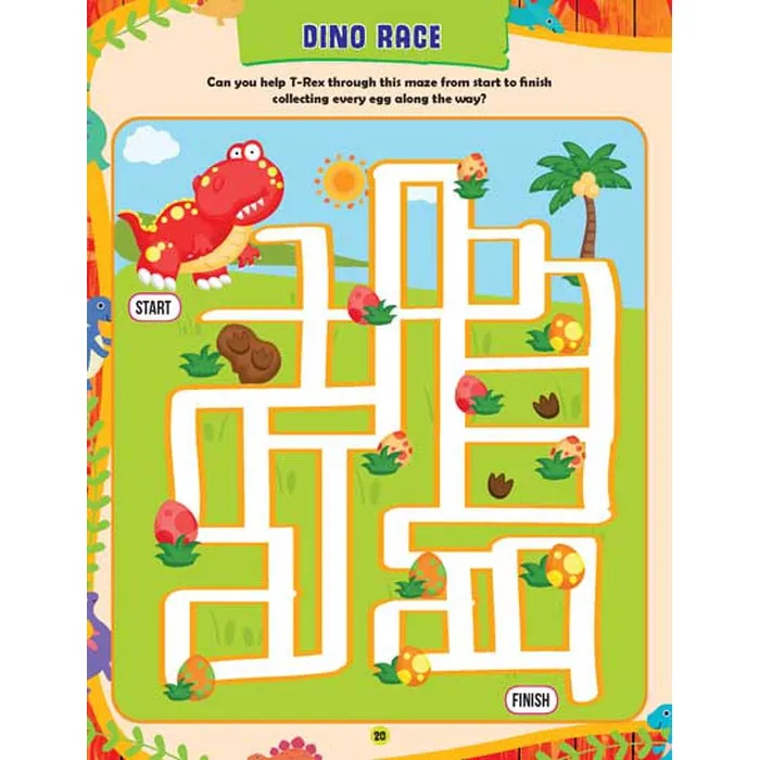Awesome Dinosaurs (Sticker Activity Book) : Children Interactive & Activity Book