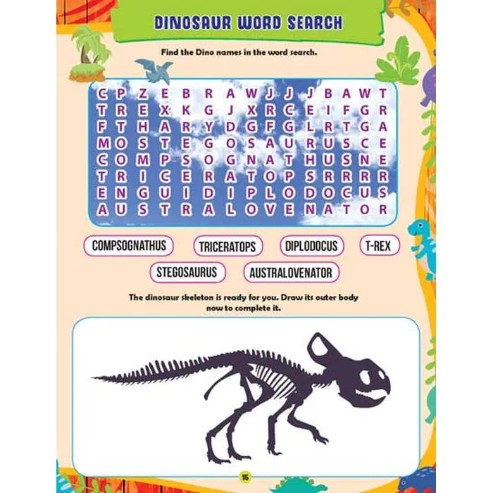 Awesome Dinosaurs (Sticker Activity Book) : Children Interactive & Activity Book