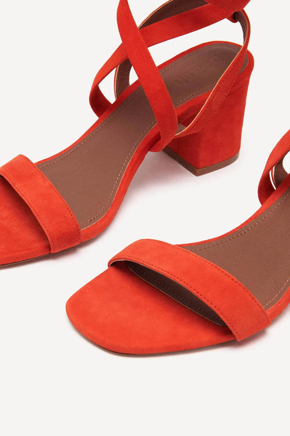 BA&SH - CEQUIOA SANDALS ORANGE WAS $739