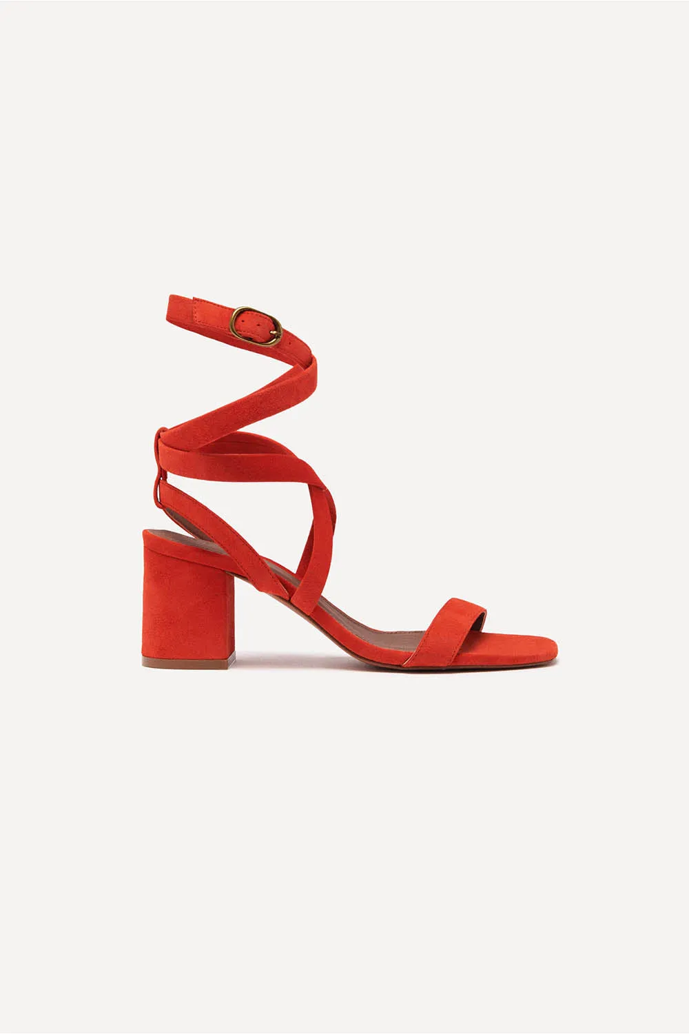 BA&SH - CEQUIOA SANDALS ORANGE WAS $739