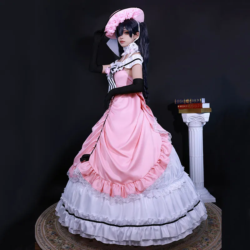 Black Butler Ciel Phantomhive Lolita Dress Halloween Cosplay Costume
