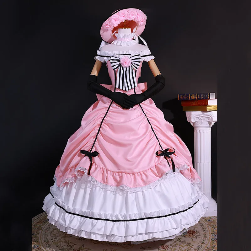 Black Butler Ciel Phantomhive Lolita Dress Halloween Cosplay Costume