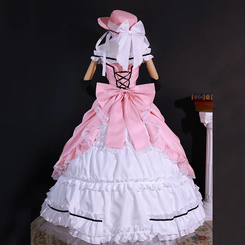 Black Butler Ciel Phantomhive Lolita Dress Halloween Cosplay Costume