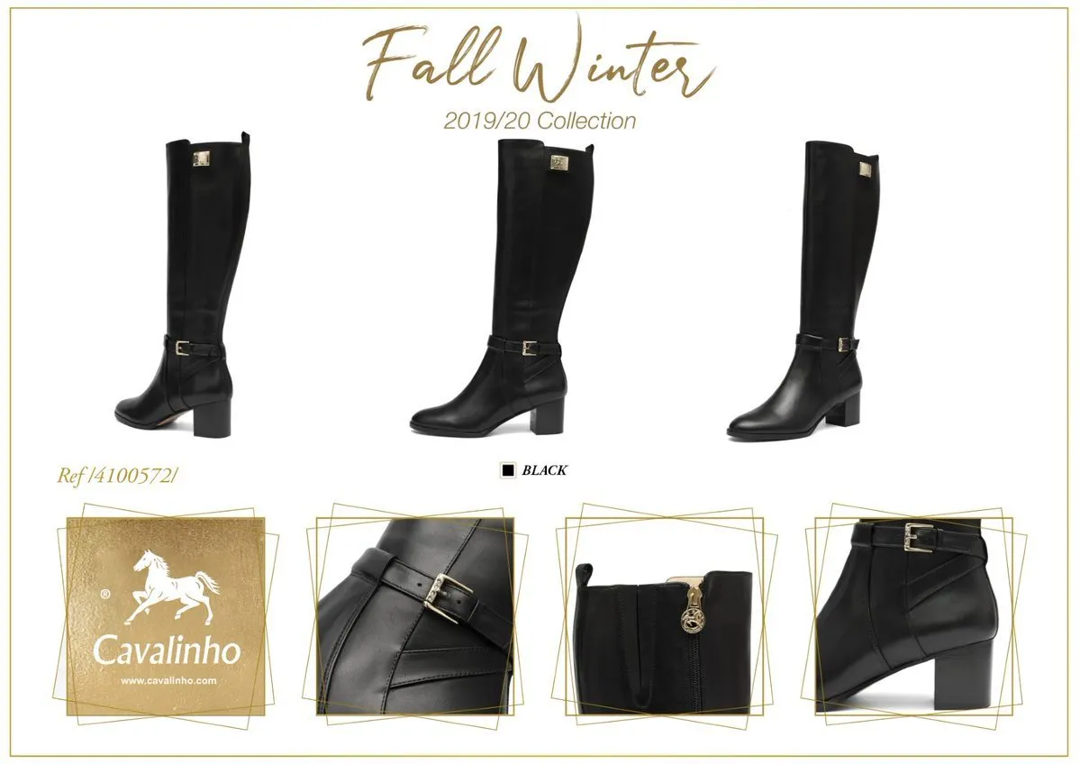 Black Knee High Boots