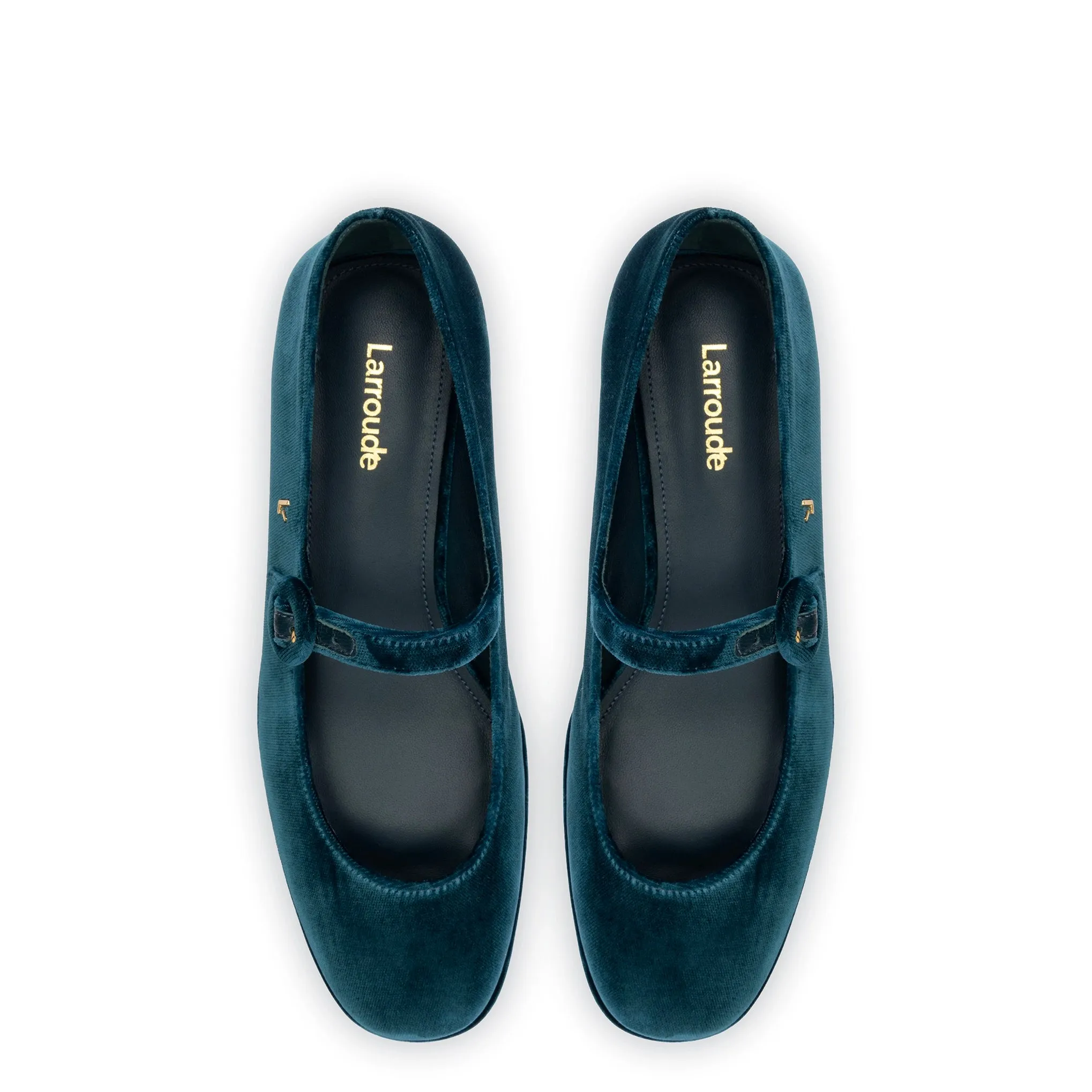 Blair Flatform In Deepsea Velvet