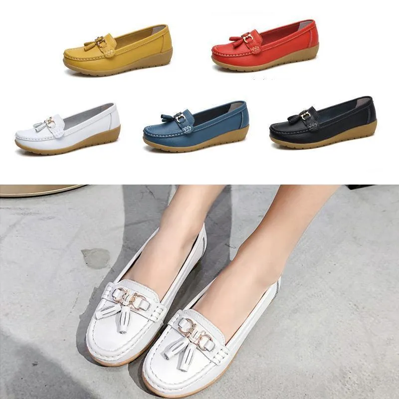 Breathable leather loafers for women - comfort &amp; style