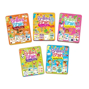 Brilliant Brain Activity Books - (5 Titles)
