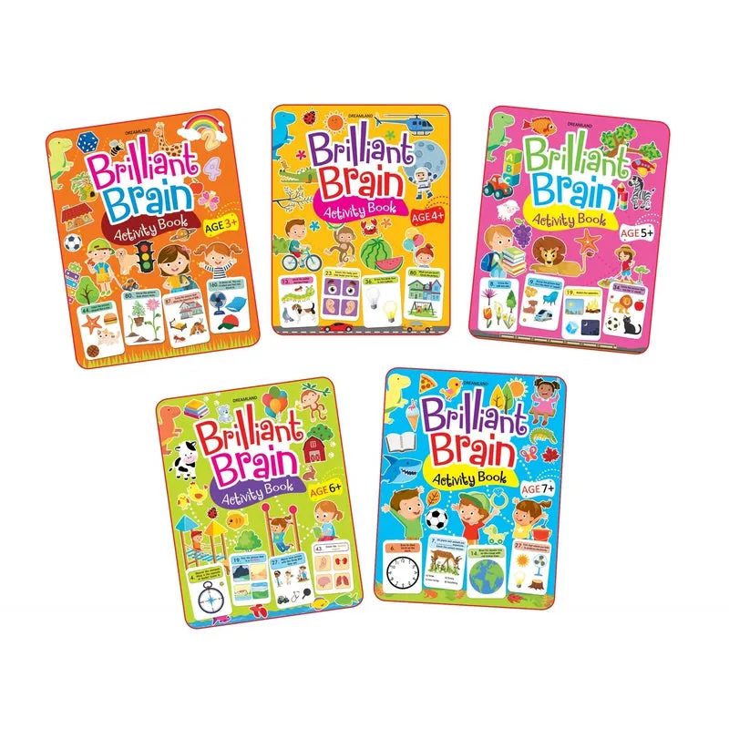 Brilliant Brain Activity Books - (5 Titles)