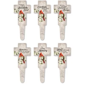Cardinal Memorial Plant Pick