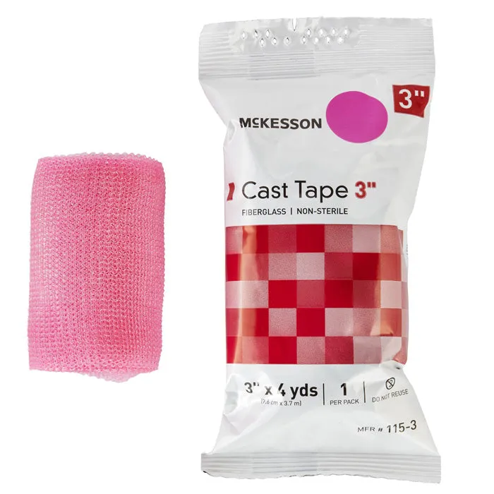 Cast Tape 3 inch x 12 Foot, Fiberglass, Water-Activated Resin (Box of 10)