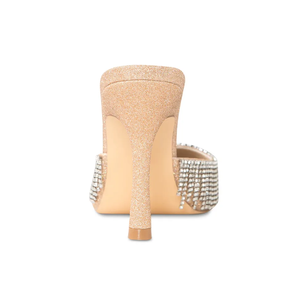 Catherine Vegan Champagne Gold Mules