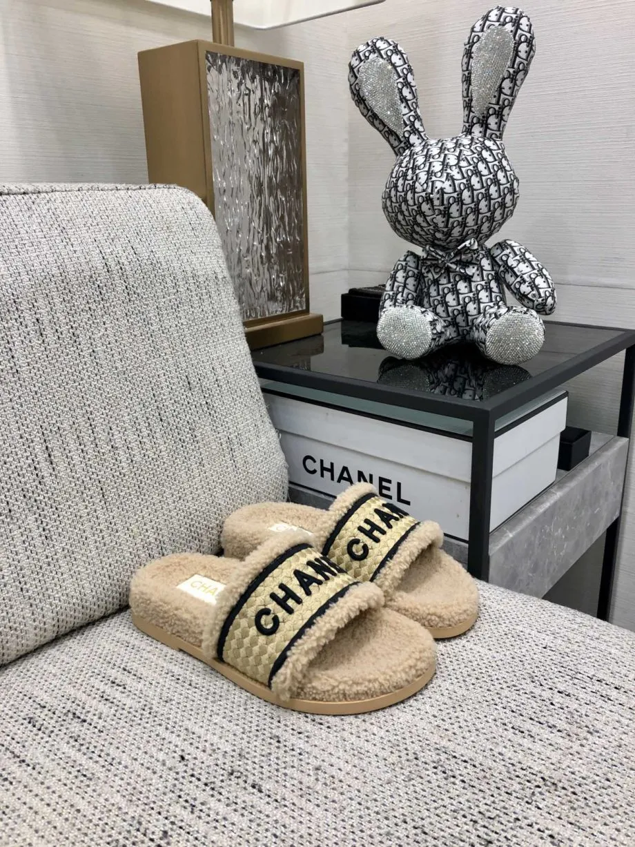 CHL Women's Mules With Lining Beige For Women 1.2in/3cm