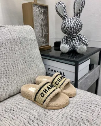 CHL Women's Mules With Lining Beige For Women 1.2in/3cm
