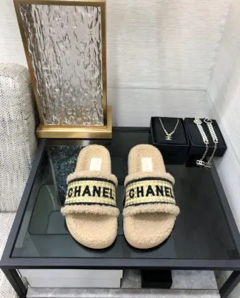 CHL Women's Mules With Lining Beige For Women 1.2in/3cm