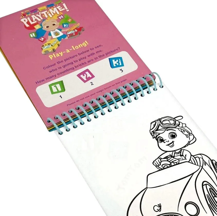 Cocomelon Water Magic Reusable Water Reveal Activity Pad