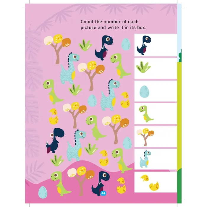 Dinosaur Activity and Colouring Book - Die Cut Animal Shaped Book : Children Interactive & Activity Book