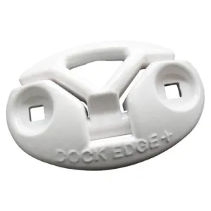 Dock Edge | Folding Cleat Aluminium | White | 3"