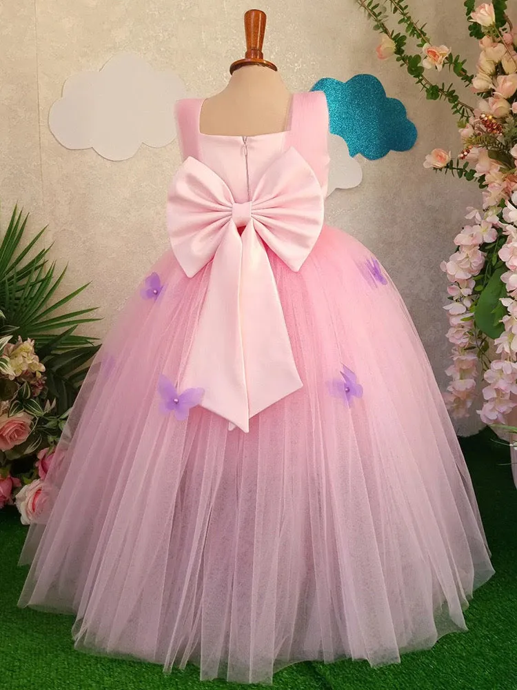 Dreamy Princess Dress Multi-layered Tulle Design Elegant Pink Princess Gown