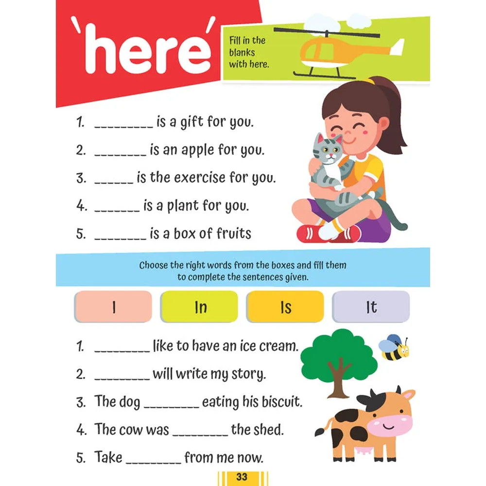 Fluency Sentences Activity Book 1