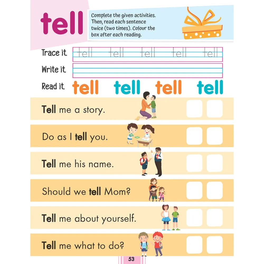 Fluency Sentences Activity Book 4