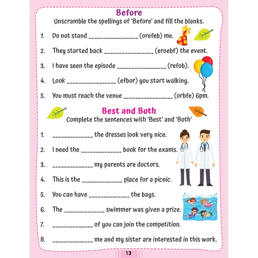 Fluency Sentences Activity Book 4