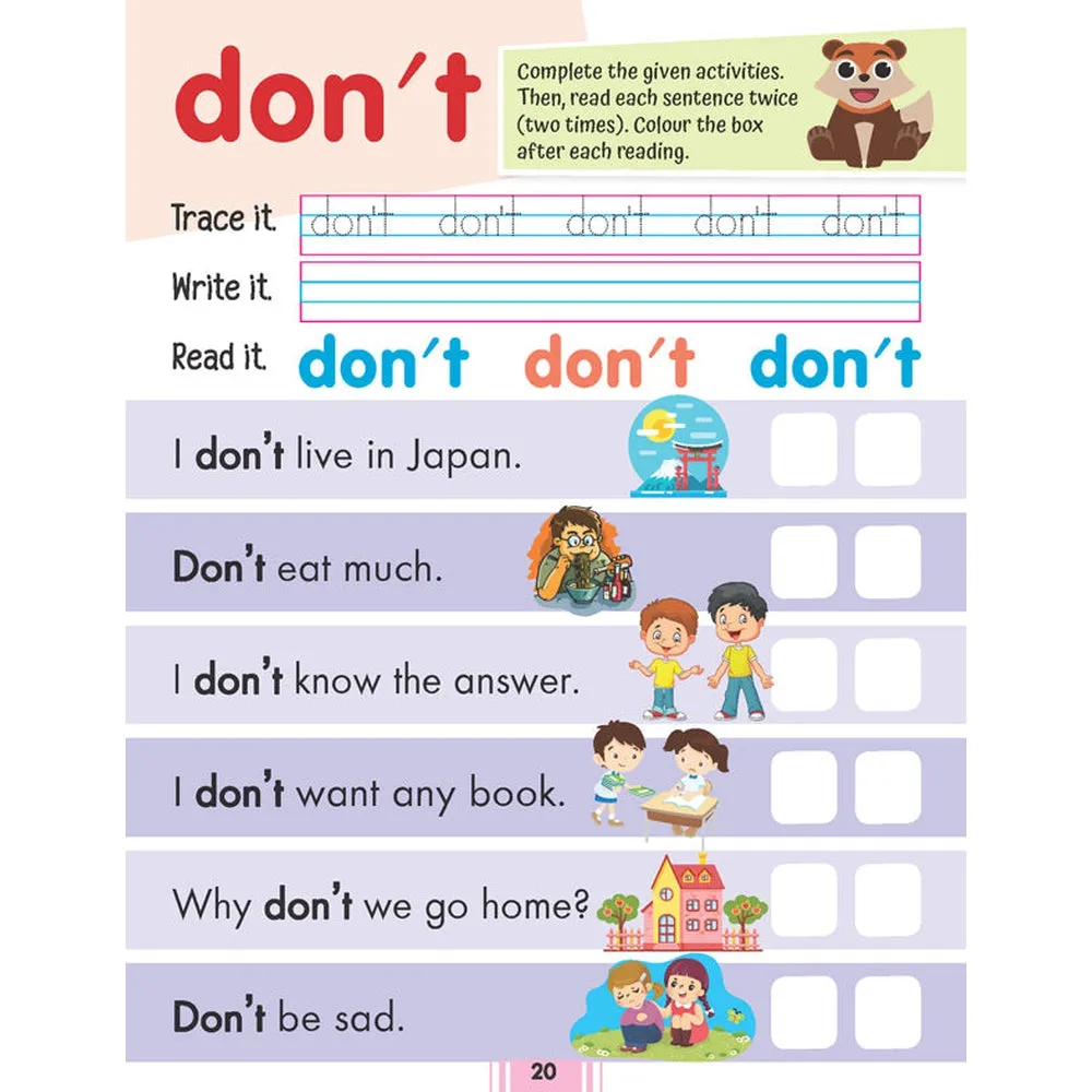 Fluency Sentences Activity Book 4