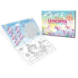 Fun with Unicorns Activity & Colouring : Children Interactive & Activity Book