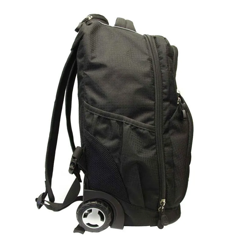 High Sierra Freewheel 17" Laptop Wheel Backpack Black