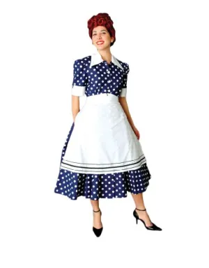 I Love Lucy Costume / 1950's Housewife Dress / Professional Quality