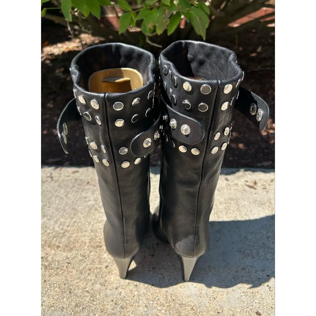 Isabel Marant Lakfee NIB Studded Leather Boots - Size 6