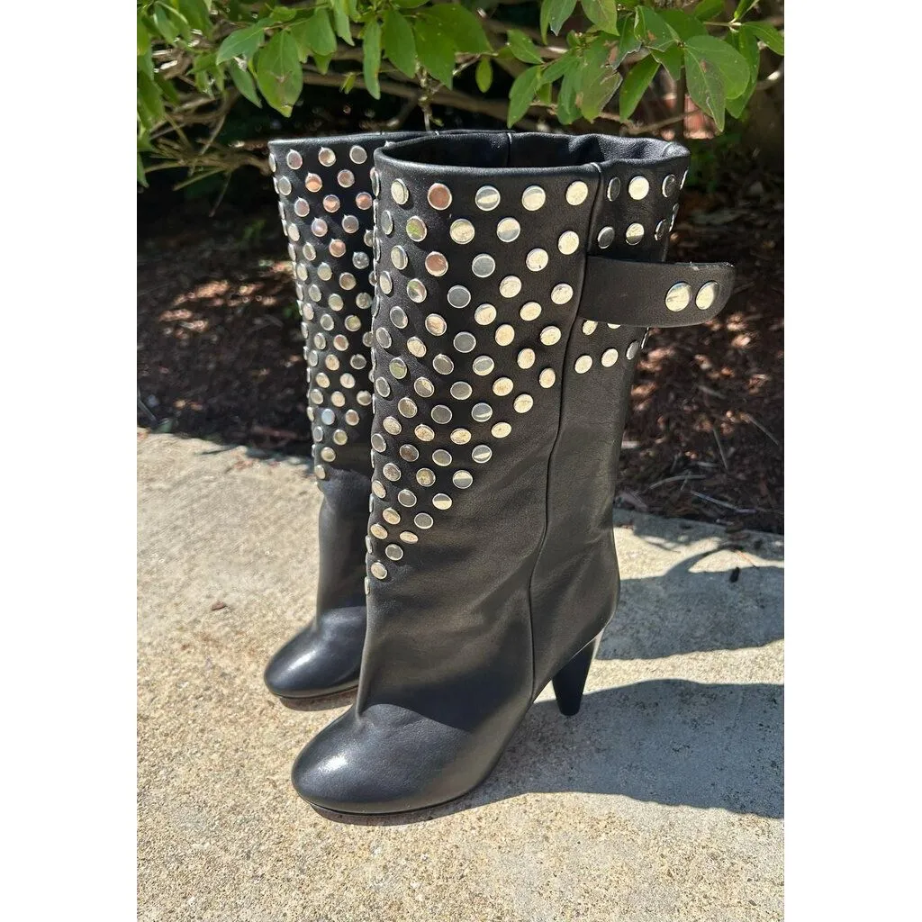 Isabel Marant Lakfee NIB Studded Leather Boots - Size 6